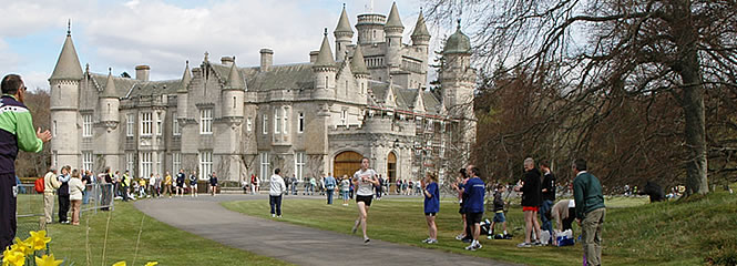 Runners taking part in the 5k race